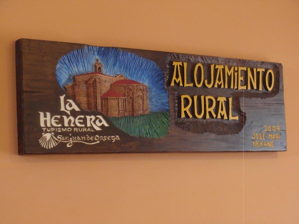 Alojamiento Rural La Henera San Juan de Ortega Eksteriør billede